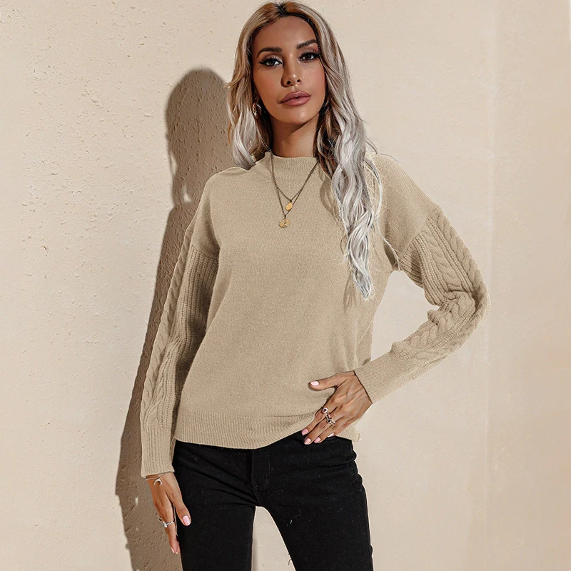 2021 Autumn and Winter New Sweater Women's Knitted Jacket Pullover Sweater for Women Fashion Sweater