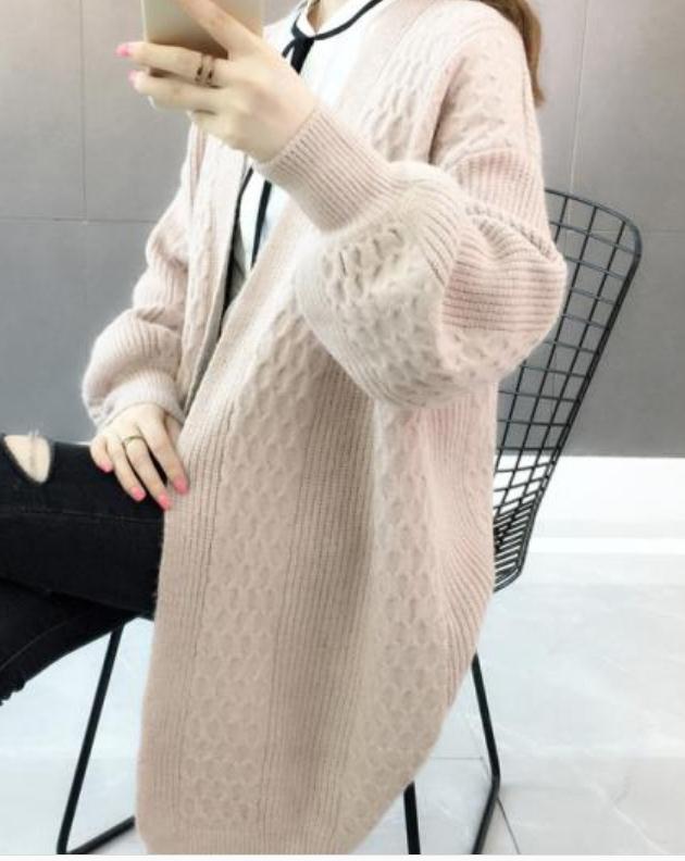 2021 spring and autumn winter with New style fashion Long sleeve Women's Sweater coat