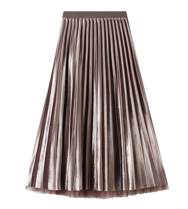 New Product Printing Mesh Skirt 2020 Woman Long High Waisted Fluffy Midi Skirt Pleated Ruffle Tulle Skirts For Women