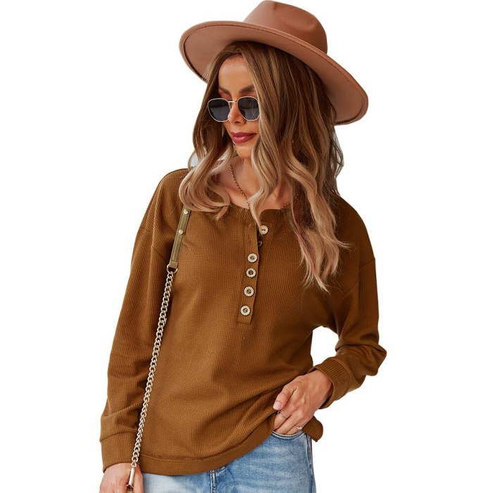 Autumn 2021 Loose Waist Hoodies Sweatshirts Pullover O-neck Thermal Hoody Mujer Solid Long Sleeve Shirts for Women Fashion Tops