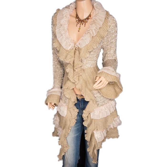 2021 Vintage Renaissance Coat Women Lace Jacket Victorian Steampunk Stand Collar Medieval Lace Up Dress Suit Countess Cardigan