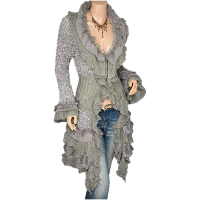 2021 Vintage Renaissance Coat Women Lace Jacket Victorian Steampunk Stand Collar Medieval Lace Up Dress Suit Countess Cardigan