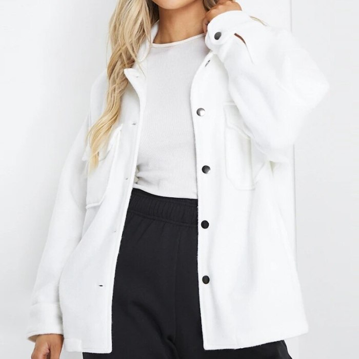 Women Breasted Turn-down Collar Wool Coat Casual Long Sleeve Button Pocket Outwear Female Solid Loose Streetwear Jacket