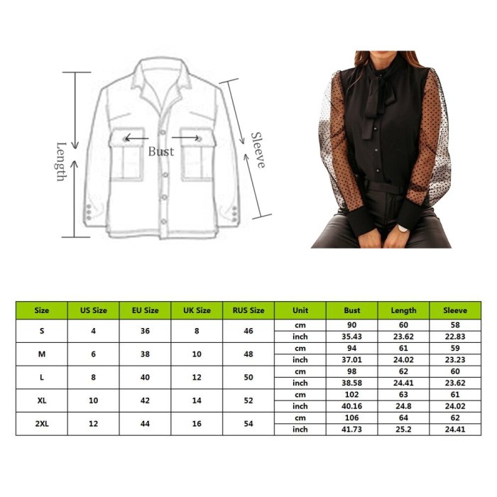Woman Mesh Patchwork Blouse Long Sleeve Blouse White Lace Transparent Dot Bow Knot Blouses Pullover Office Lady Solid Shirts