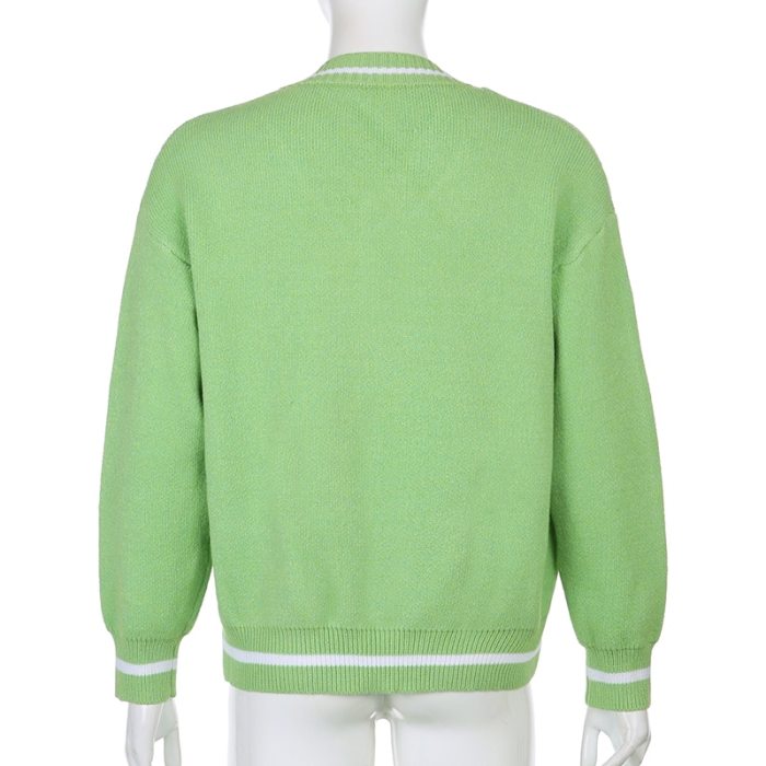 Oversized Sweater Women's Casual Knitted Jumper