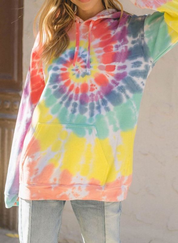 Rainbow Tie Dye Hoodie