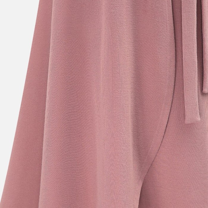 Chiffon Pink Ruffle Women's Long Skirt High Waist Bowtie Split Irregular Maxi Skirts Ladies Spring Winter Office Clothes Female