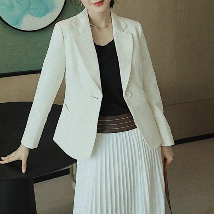 Short Slim-Fit Jacket Women Blazer Fashion Business Wear Korean Small Suit Female Office Blazers Ladies Tops blazers mulheres