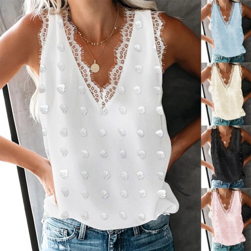New Summer Women Casual Vest Tank Sleeveless Shirts Tops Tees Blouses Plus Sizes Boho Elegant