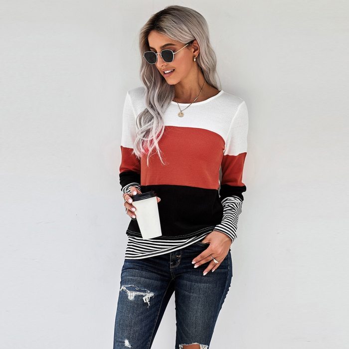 Woman Long Sleeve Knitted Sweaters