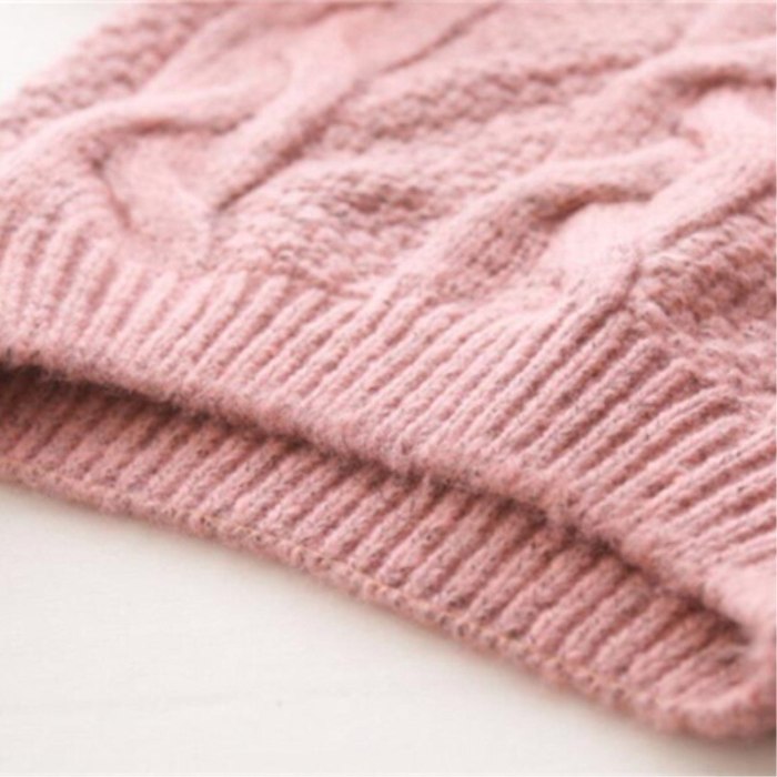 Women Sweaters Warm Pullover and Jumpers Crewneck Mohair Pullover Twist Pull Jumpers Autumn 2021 Knitted Sweaters Christmas