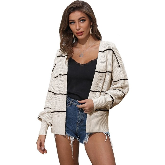 Autumn New Fashion Women Long Sleeve Loose Knitting Cardigan Women Sweater Knitted Pull Femme Sueter Mujer Invierno 2021