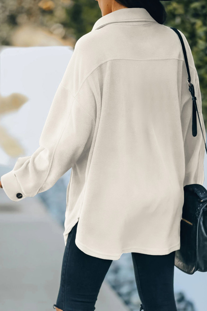 Casual Loose Long Sleeve Women Cardigan Tops Fashion Streetwear Elegant Solid Single-breasted Spring Autumn Ladies Shirts Blouse