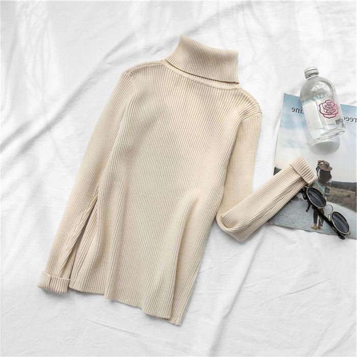 Thick Slim Women Pullover Knitted Sweater Jumper
