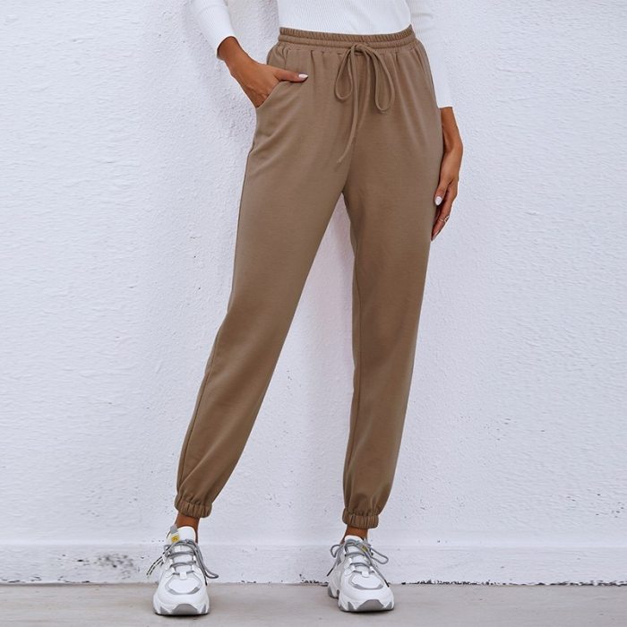 Women Trousers 2021 New Plus Size Casual Running Sporting Pants High Waist Sweatpants Jogger Streetwear Pantalon Femme