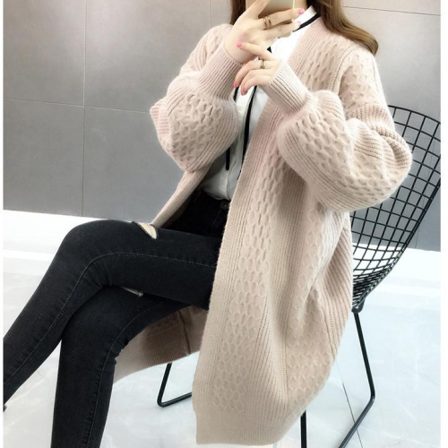 2021 spring and autumn winter with New style fashion Long sleeve Women's Sweater coat