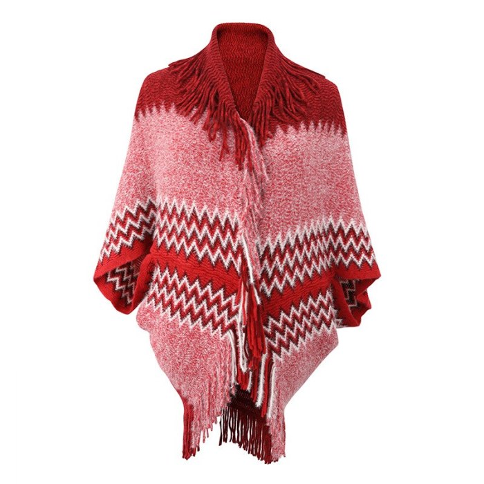 Women Knitted Winter Warm Sweater Cardigans Tassel Fringe Shawl Poncho Cardigan Jackets Coats Capes Poncho cloak shawls cape