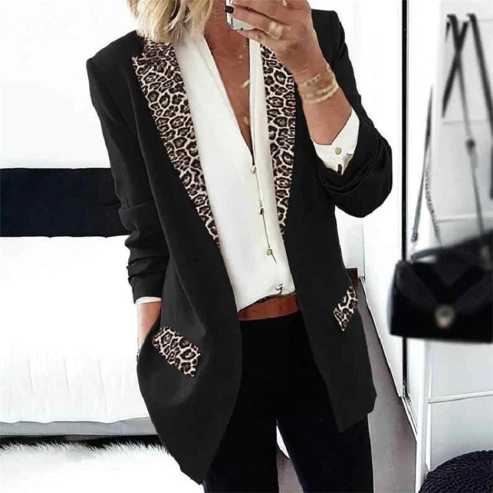 Women Sexy Long Sleeve Solid Color Jacket 2020 Autumn Elegant Turn-down Collar Tops Office Lady Winter Slim Cardigan Outerwear