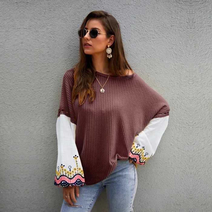 Ladies Autumn Winter Women Sweater Patchwork Casual Warm Jumper Knitted Loose Pullover Women Sweaters Tops Female Pull Knitwear