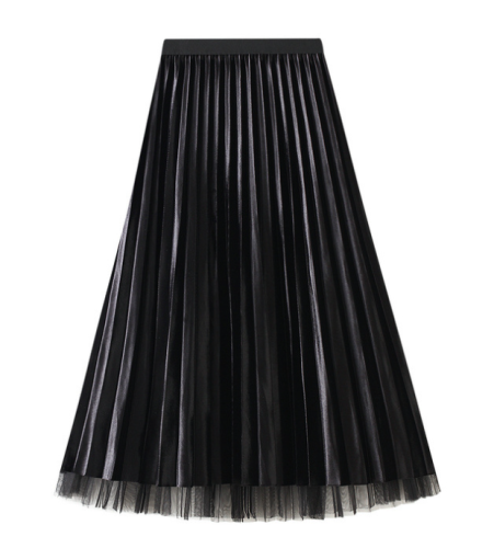 New Product Printing Mesh Skirt 2020 Woman Long High Waisted Fluffy Midi Skirt Pleated Ruffle Tulle Skirts For Women