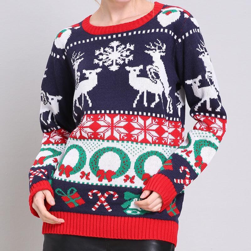 Funny Ugly Christmas Reindeer Sweater