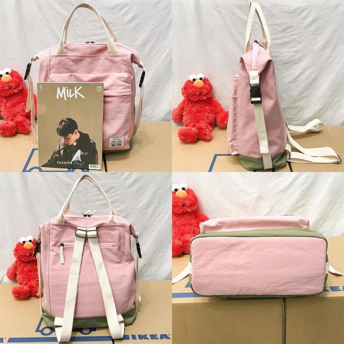 Ladies Nylon Waterproof Backpack Cute Women School Bags For Teenage Girl Harajuku Backpacks Kawaii Female Fashion Bag Luxury New