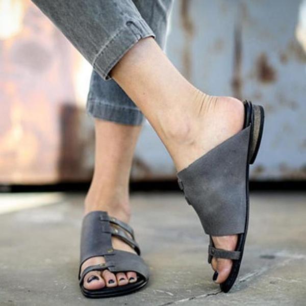 Summer Soft Comfortable Flat Sandals Slippers For Women