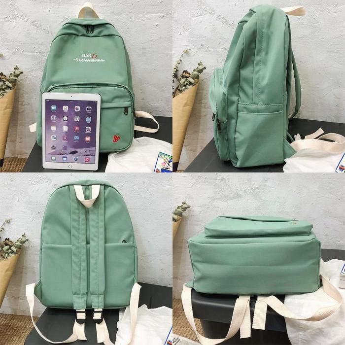 Women Harajuku Backpack Cute Female Fashion Waterproof School Bag Girl Book Nylon Backpacks Kawaii Student Ladies Bag Luxury New