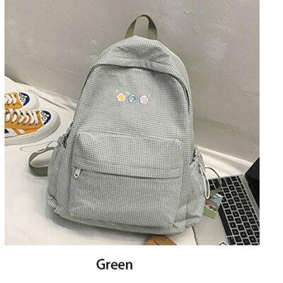 2020 Fashion Women Plaid Backpack Female Schoolbag Bag for Teenager Girls Top Handle Casual Travel Backpack Book Bags Mochila