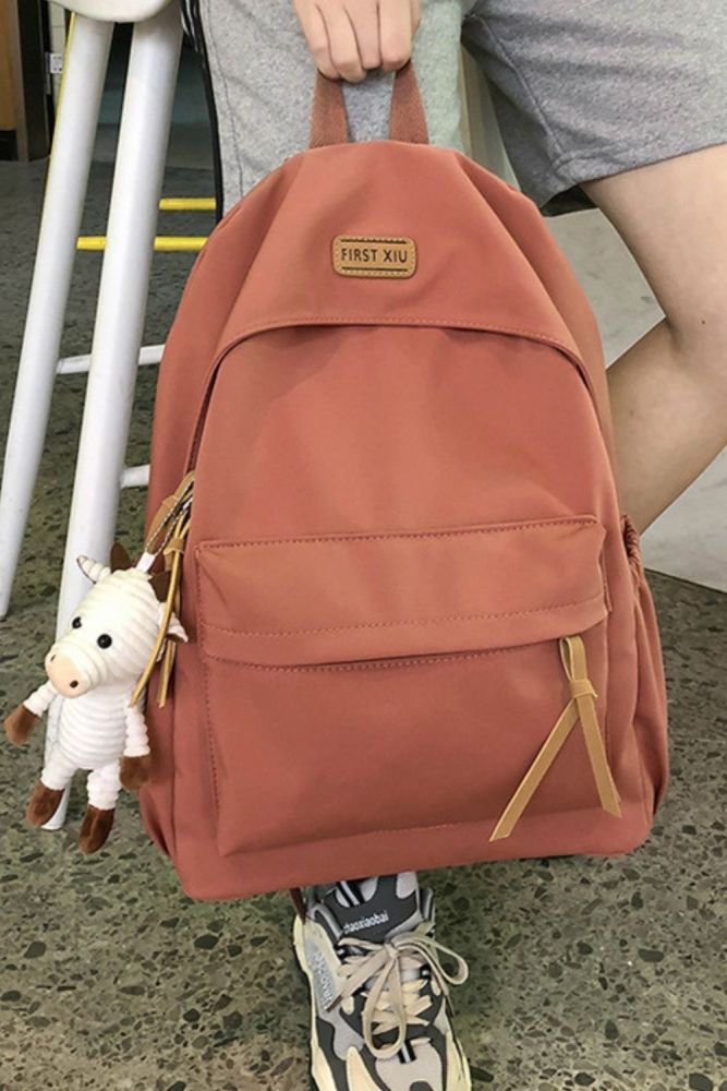 Women Waterproof Nylon Backpack 2021 Solid Nylon Female Travel Daypack Fashion Female Shoulder Bag School Rucksack