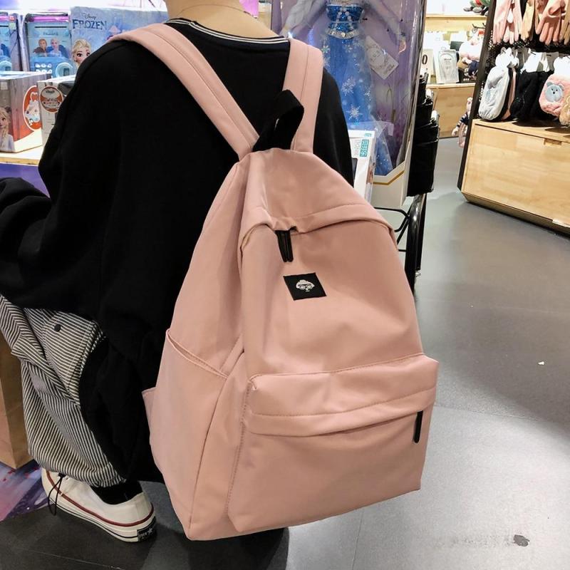 Fashion Cotton Fabric Backpack Cute Women Kawaii School Bags Student Girl Backpack Laptop Harajuku Female Luxury Bag Book Ladies