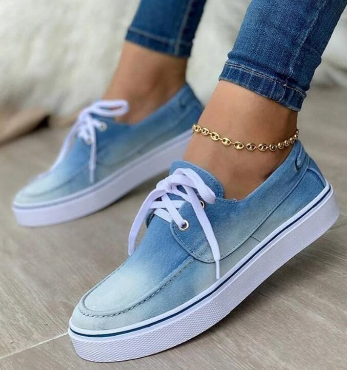 Fashion Women Canvas Shoes Trend Platform Sneakers New Comfortable Breathable High Quality Thick Bottom Vulcanized Shoes Women