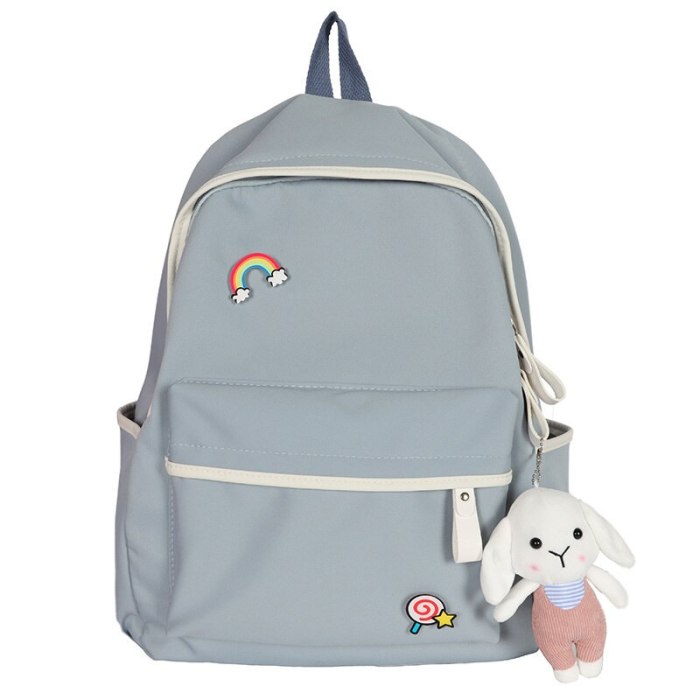 Girls School Backpack Cute Girls Casual Fashion Backpack Korean Style Small Fresh Cute Soft Girl School Bag