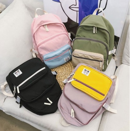 Fashion Waterproof Nylon Backpack Cute Women School Bags For Teenage Girl Kawaii Backpacks Harajuku Female Bag Luxury New Ladies