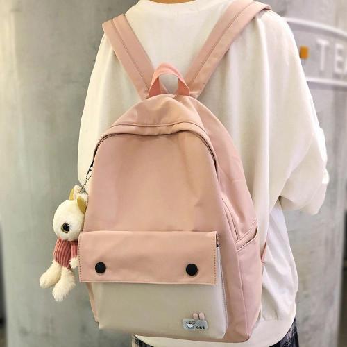 New Trendy Women Cute Backpack Nylon Female Harajuku School Bag Ladies Kawaii Backpack Girl Fashion Book Student Bag Travel 2020