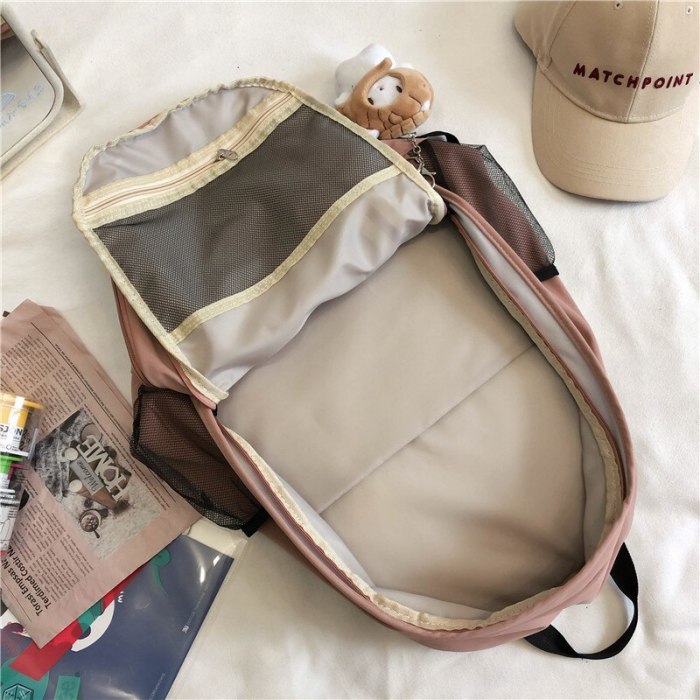 2021new Waterproof Women Backpack Female Nylon Teen Schoolbag College Laptop Travel Shoulder Bag Large Capacity Girls Backpack