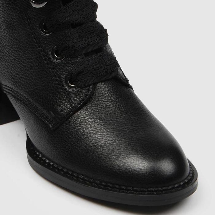 Women's Fashion Solid Color Martin Ankle Boots