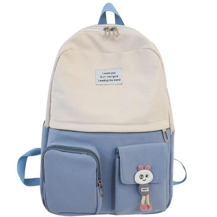 Female Nylon Cute Backpack Fashion Women Waterproof Bag School Student Girl Kawaii Backpacks Ladies Book Harajuku Bag Luxury New