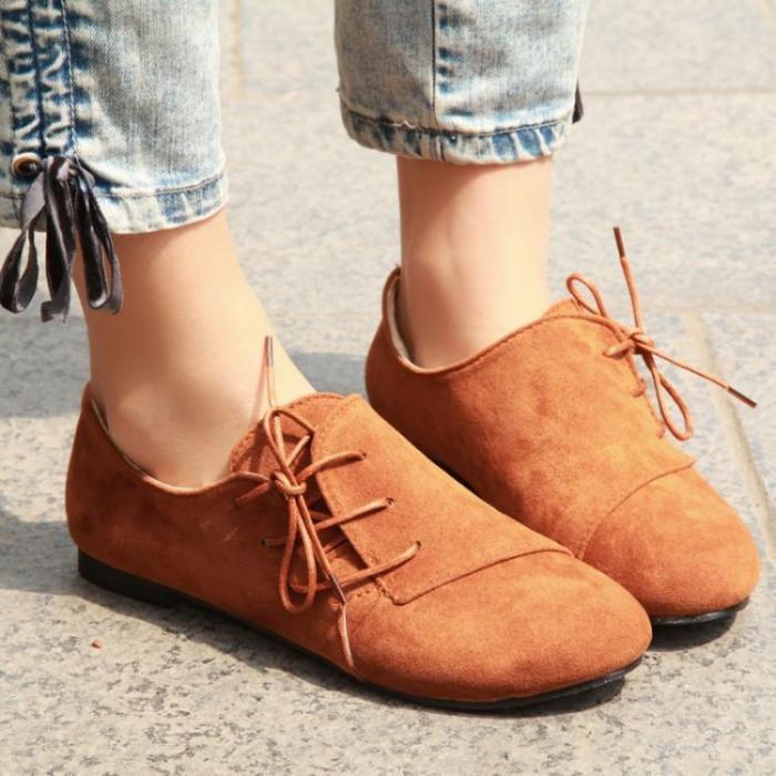 Lovely Side Lace Up Single Boots Shoes