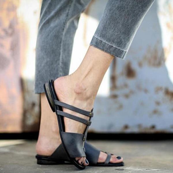 Summer Soft Comfortable Flat Sandals Slippers For Women