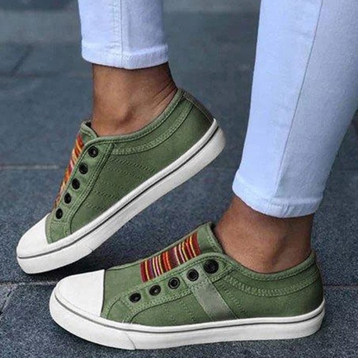 2021 Low-cut Trainers Canvas Flat Shoes Women Casual Vulcanize Shoes New Women Summer Autumn Sneakers Ladies