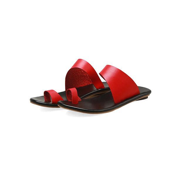 Simple Slip-On Flat Slippers