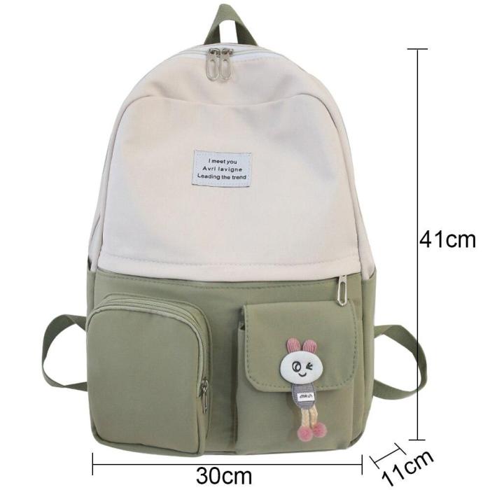 Female Nylon Cute Backpack Fashion Women Waterproof Bag School Student Girl Kawaii Backpacks Ladies Book Harajuku Bag Luxury New