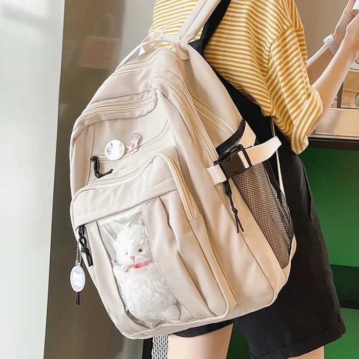 2021 New Summer Nylon Women Rucksack Female Travel Double Shoulder Backpack Student School Bag for Teenager Girls Mochila