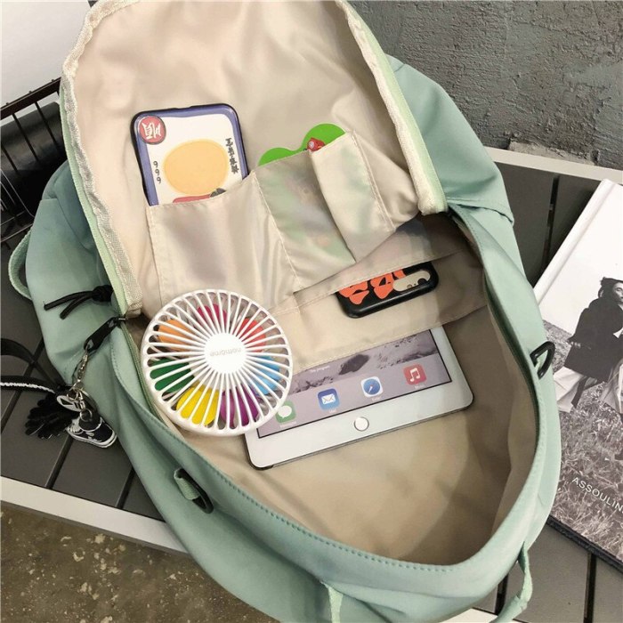 Casual nylon Women Backpack Large capacity School Bags For Teenagers Girls Top-handle Book bag Daypack mochila female travel bag