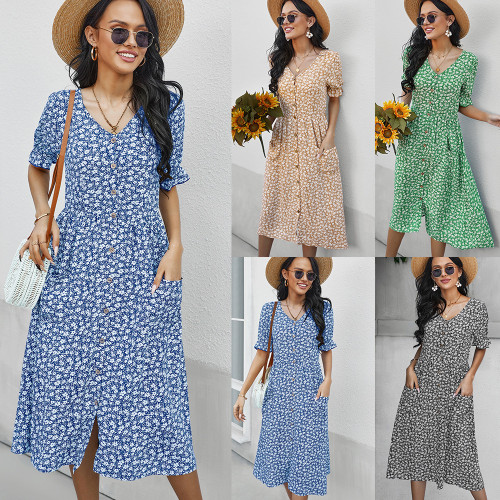 Summer Leisure Holiday Swing Vacation Dress