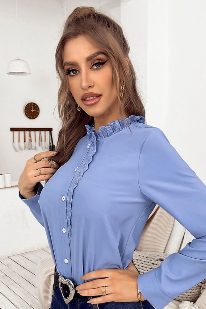 Spring And Summer New Women's Fashion Temperament  Blouse