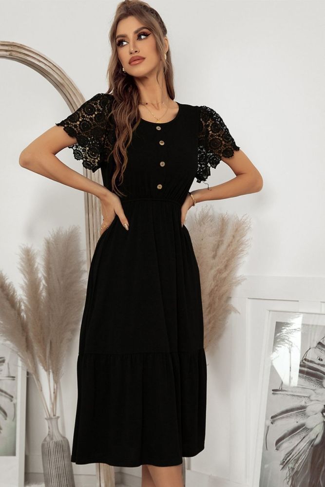 Spring And Summer New Women's Temperament Elegant Knitted  Maxi Dresses