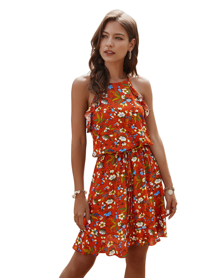 Summer New Fashion Print Casual Dress