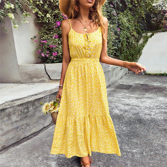 New Boho Sexy Summer Women's Vintage Dress